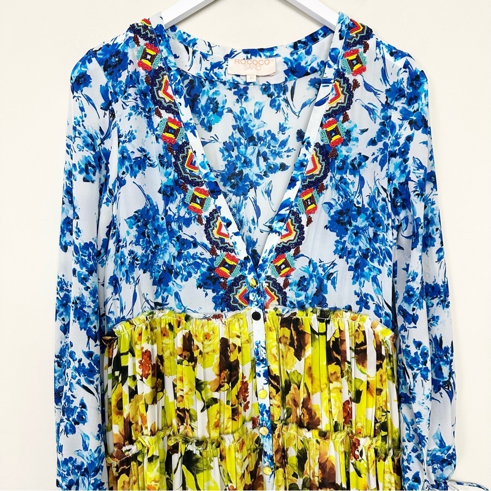 Rococo Sand Maxi Dress in Romantic Floral - Picture 4 of 16